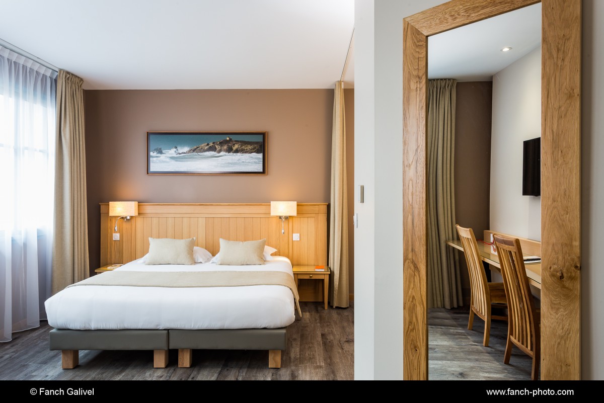 Chambre _ Hôtel le Tumulus à Carnac