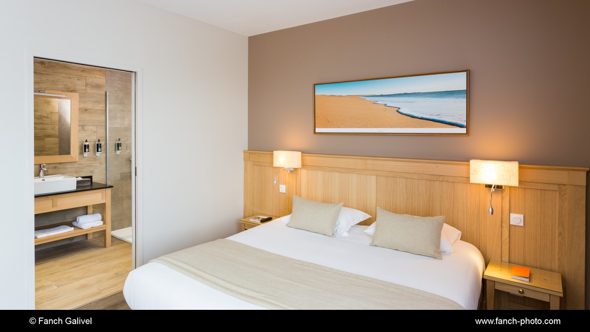 Chambre _ Hôtel le Tumulus à Carnac