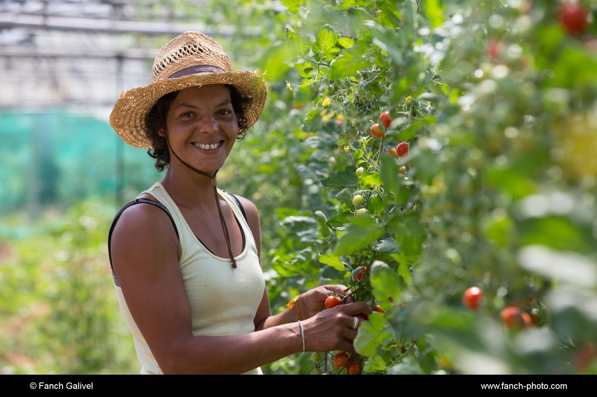 Marion Ghalania, maraichère à Kervignac
