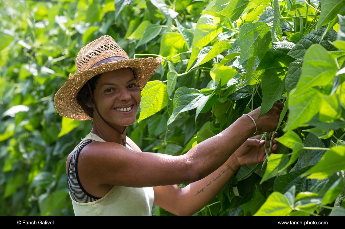 Marion Ghalania, maraichère à Kervignac