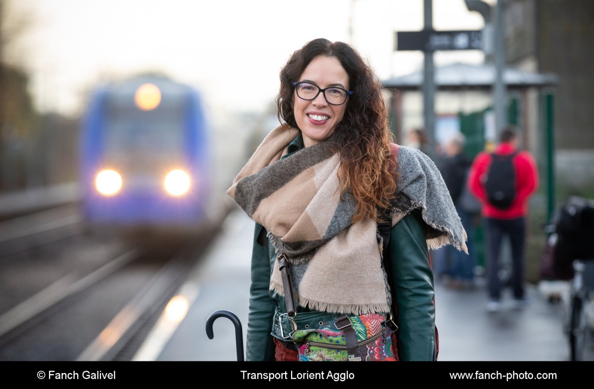 Fabienne Le Galliot _ Gare d'Hennebont
