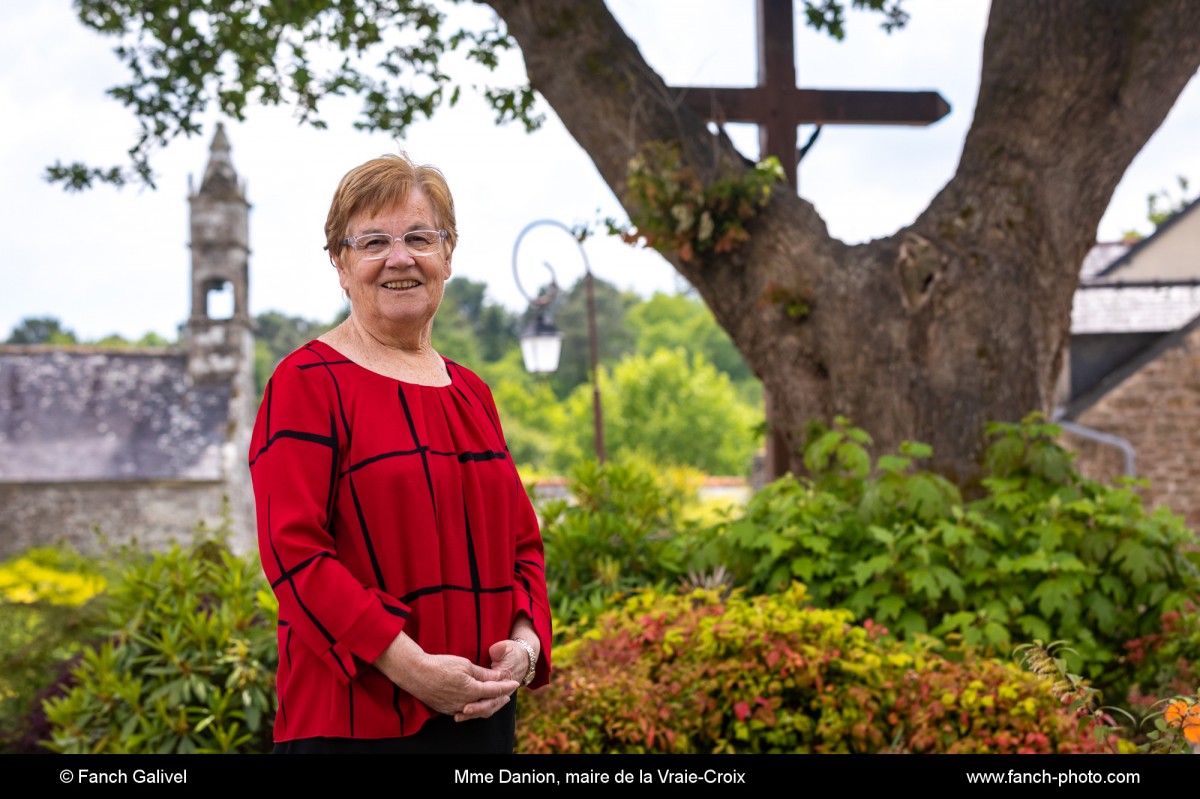Mme Monique Danion _ Maire de la Vraie-Croix (56)