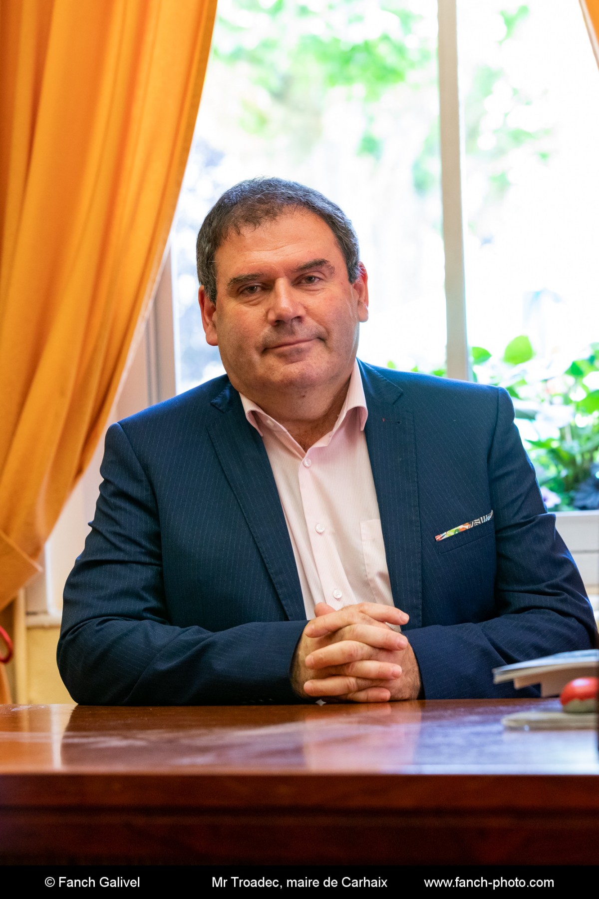 Christian Troadec, maire de Carhaix