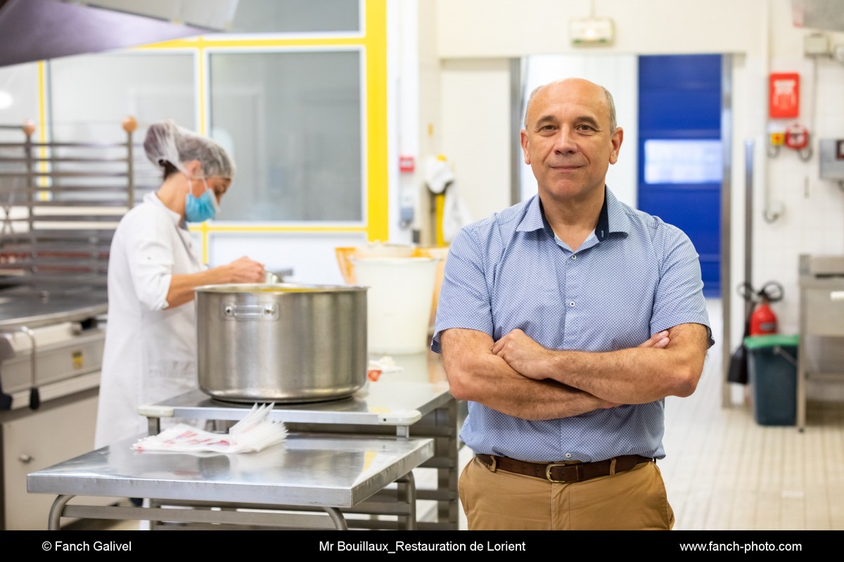 Christophe Bouillaux, directeur de la restauration de la ville de Lorient