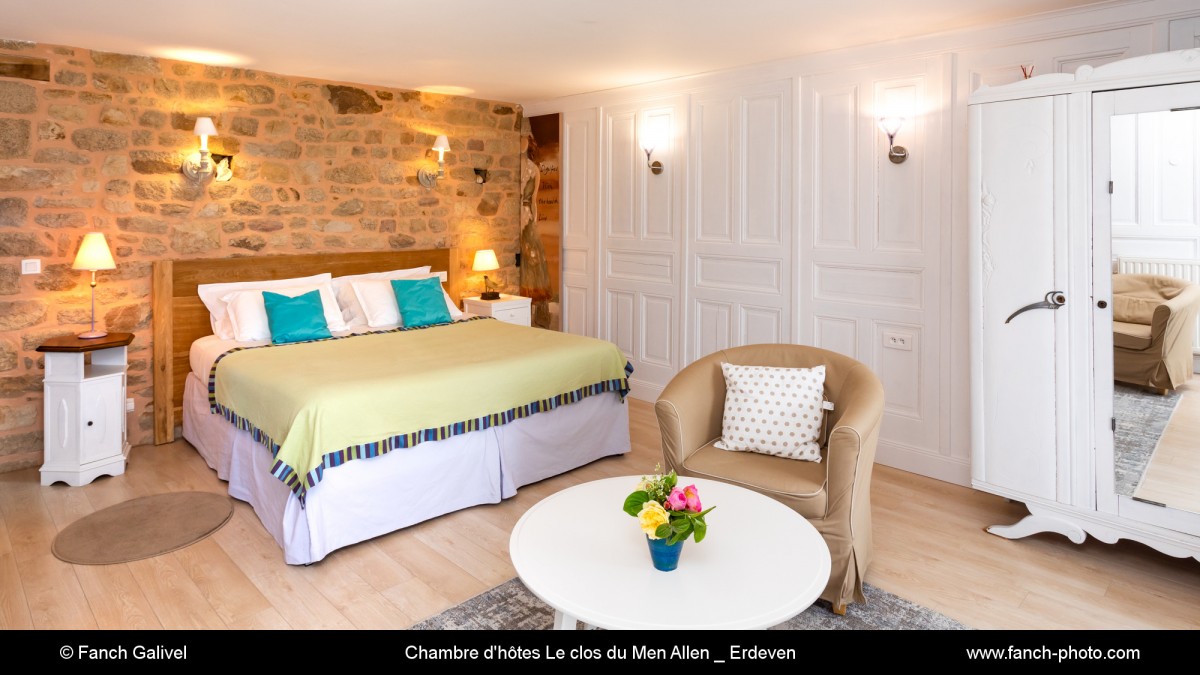CHAMBRE DUNE. Chambre d'hôtes  Le clos du Mèn-Allèn - Morbihan