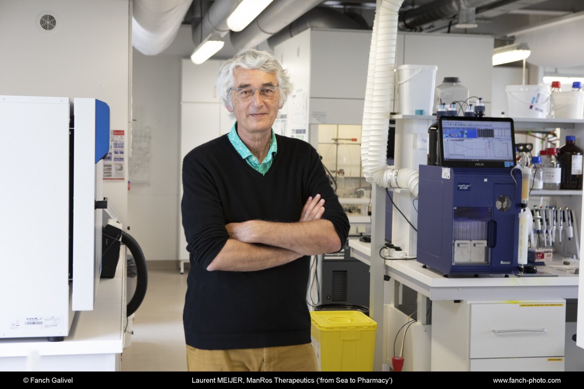 Mr Laurent Meijer, fondateur de ManRos Therapeutics à Roscoff