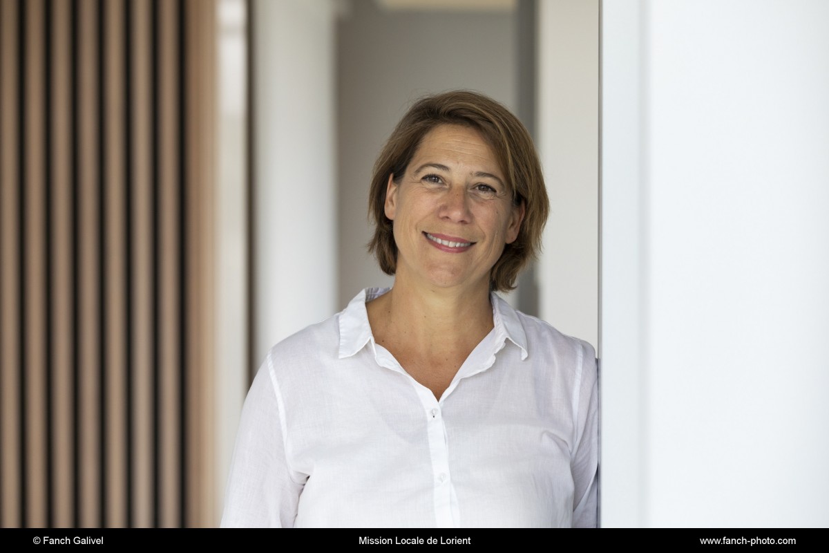 Fabienne Canut, directrice de la Mission Locale de Lorient