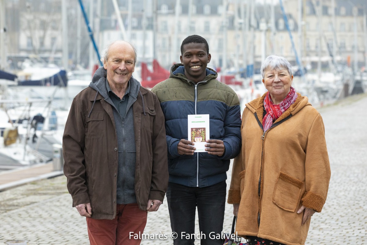 L'écrivain Falmarès et ses éditeurs à Vannes
