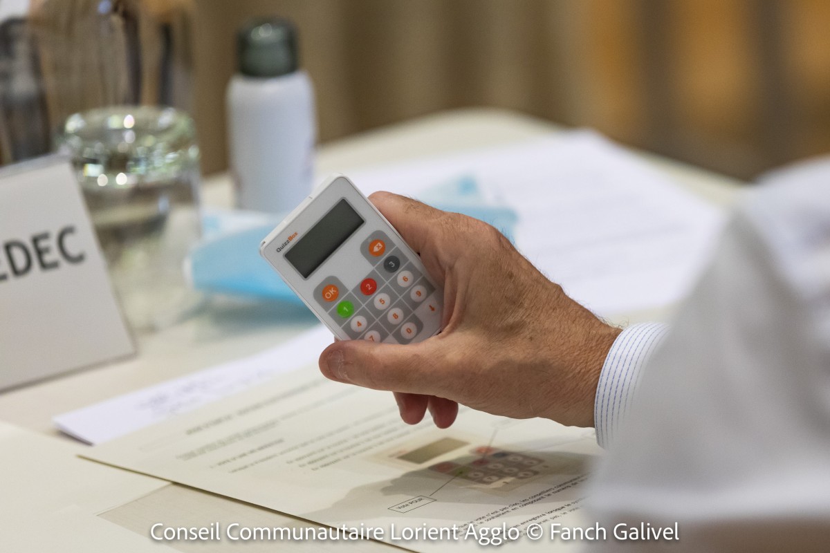 Installation du conseil communautaire de Lorient Agglo.