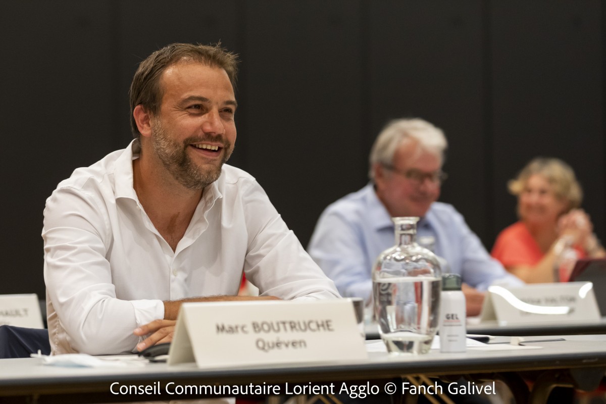 Installation du conseil communautaire de Lorient Agglo.