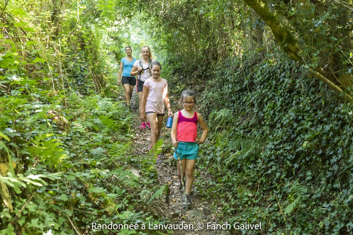 Randonnée à Lanvaudan