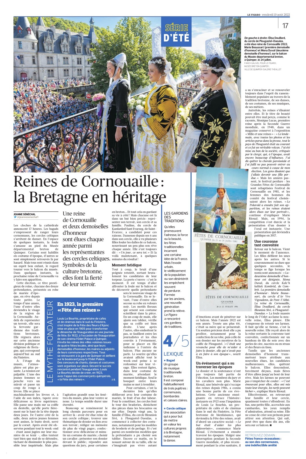 Parution dans Le Figaro