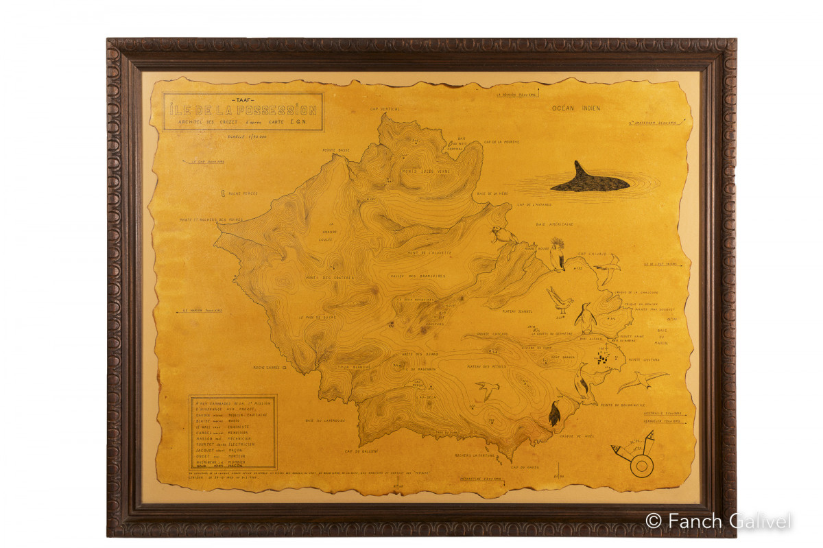 Carte de l'ile de la Possession