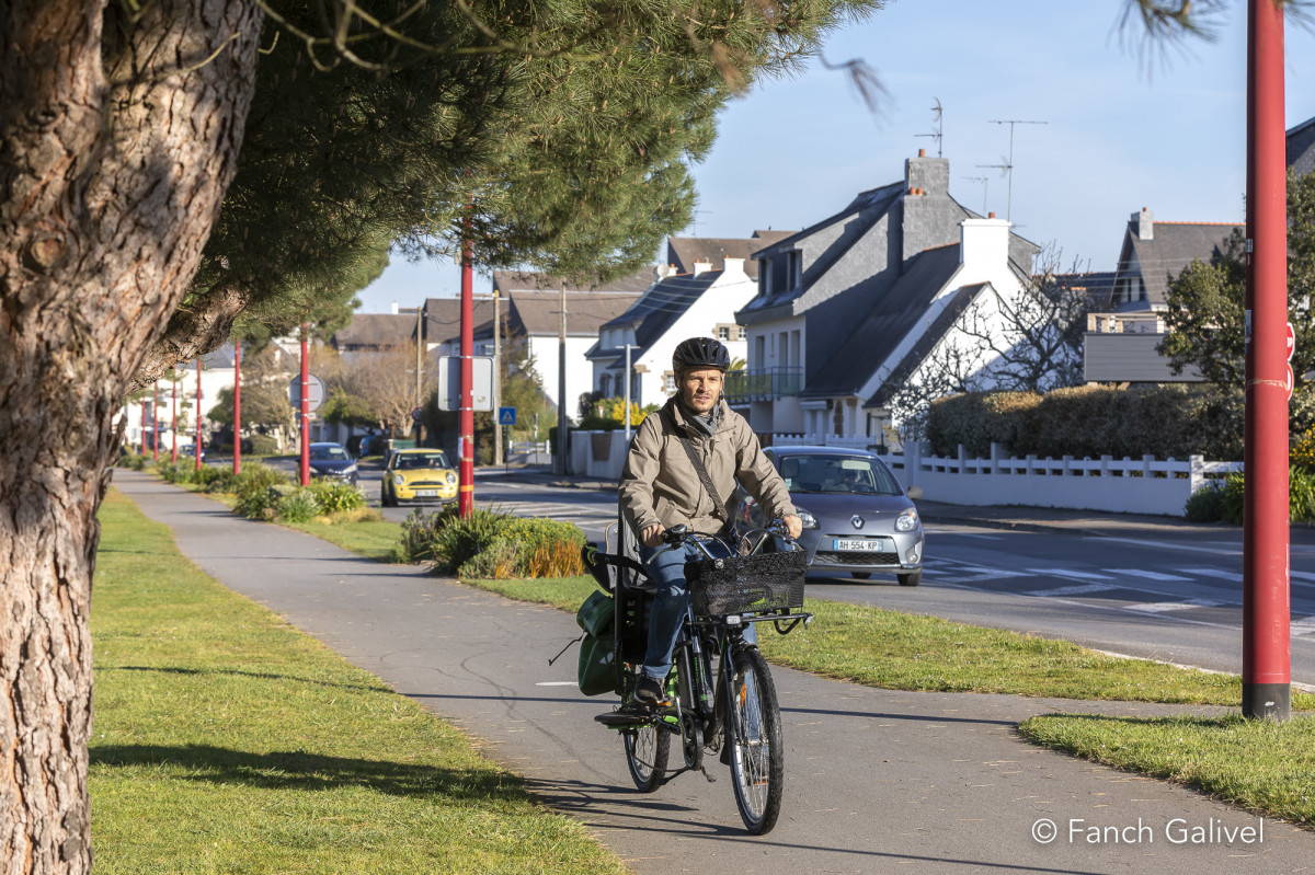 Trajet domicile-travail à vélo _ Lanester