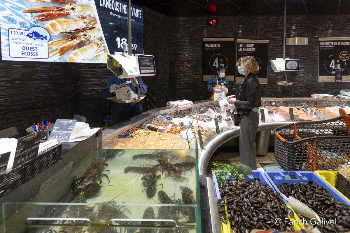 Rayon Marée au Centre Leclerc de Quimperlé