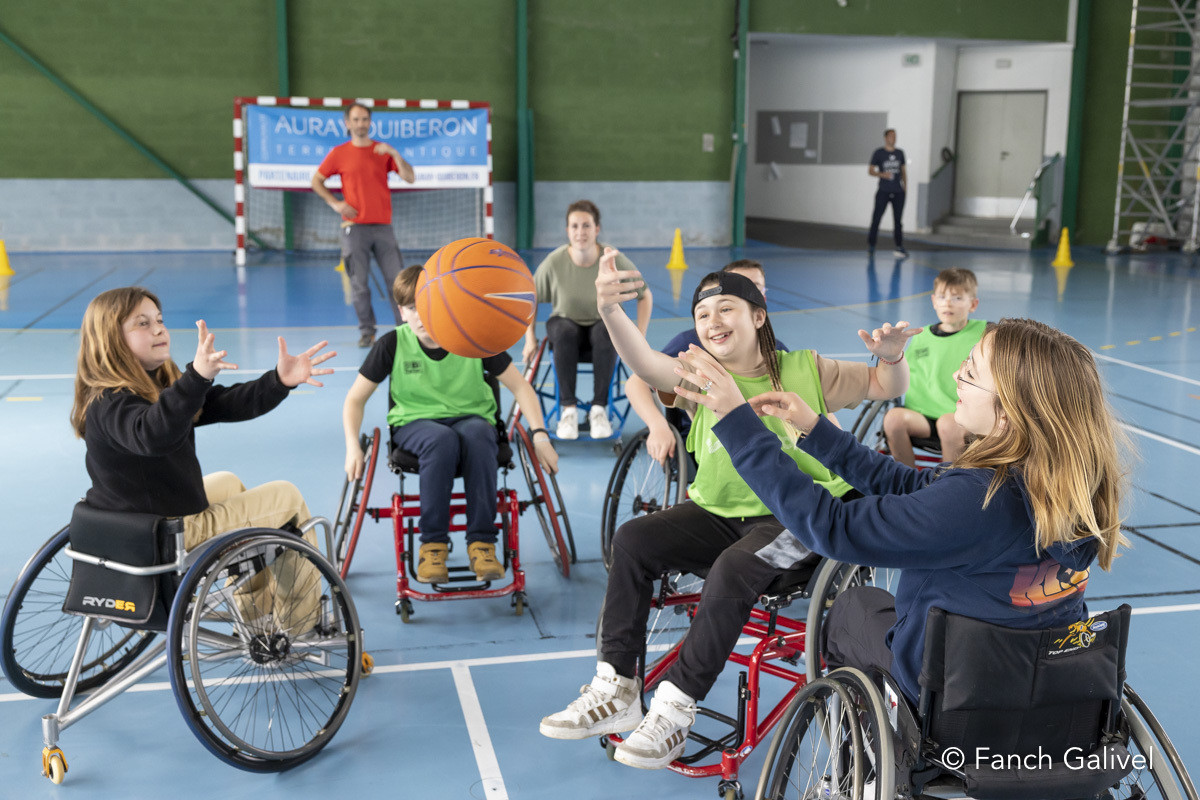 Découverte du basket fauteuil