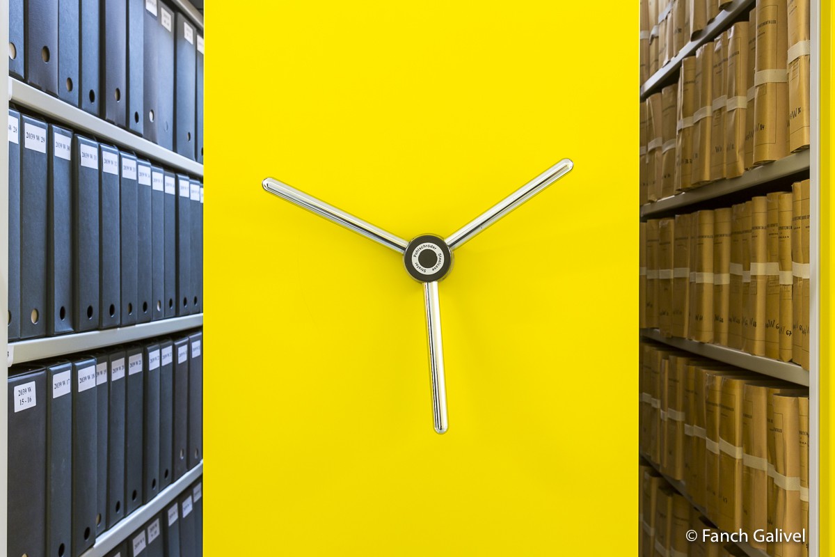 Magazin d'archivage des Archives départementales du Morbihan