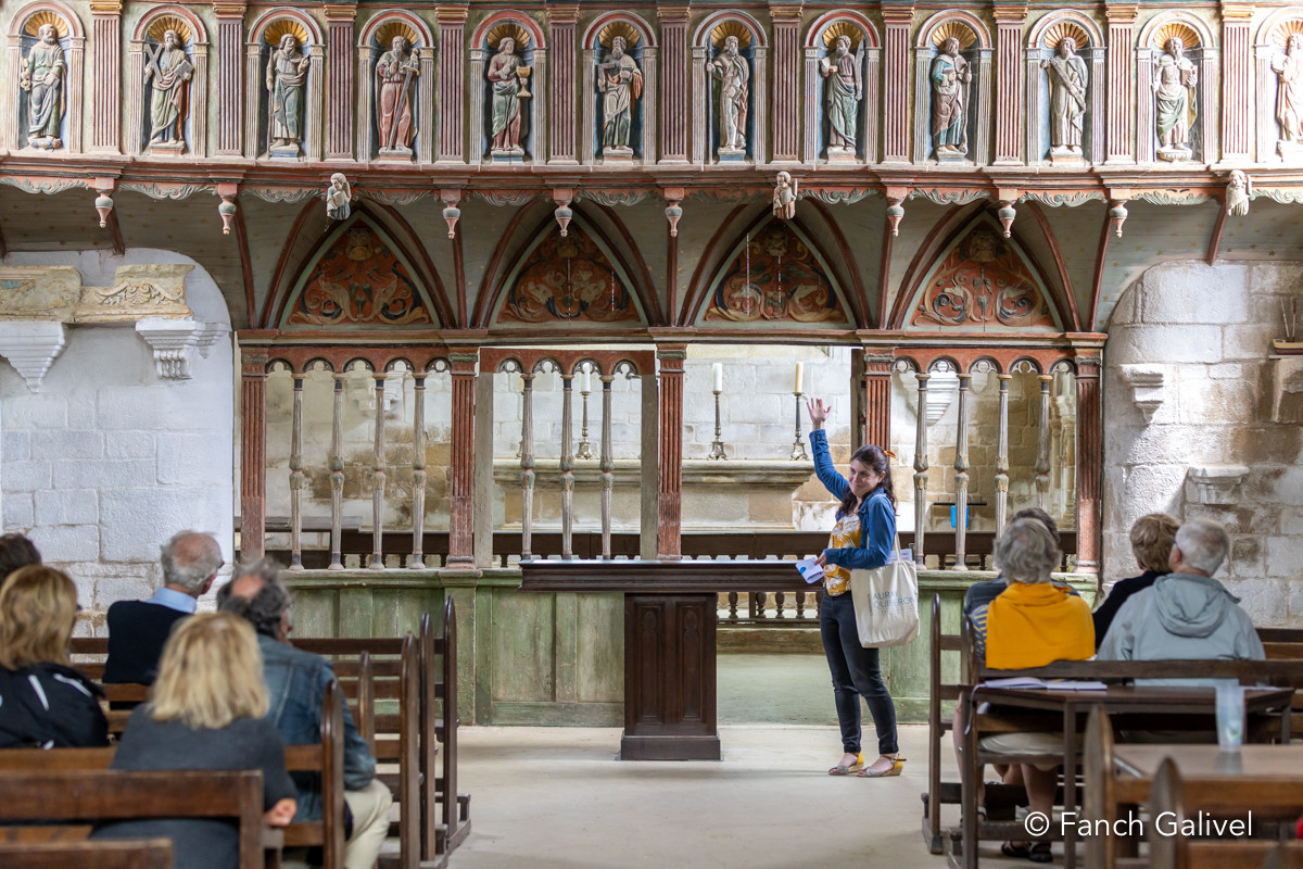 La Chapelle Sainte-Avoye à Pluneret. Visite guidée et jeu de piste avec Détour d'Art.