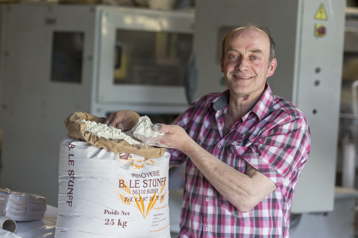 Bertrand LE STUNFF, minoterie Le Stunff à Bubry.