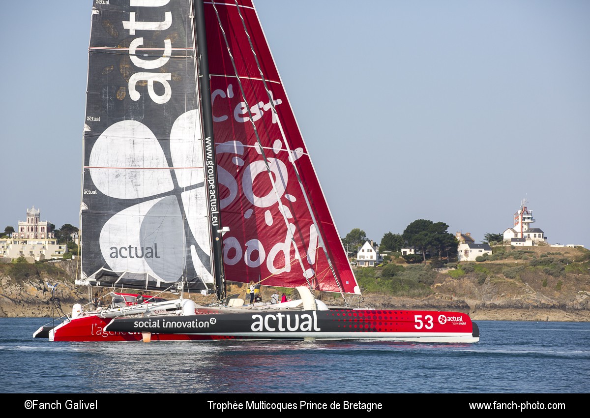 Samedi 27 Aout 2016_Trophée Multicoques Prince de Bretagne Sud Goëlo. Saint-Quay Portrieux.