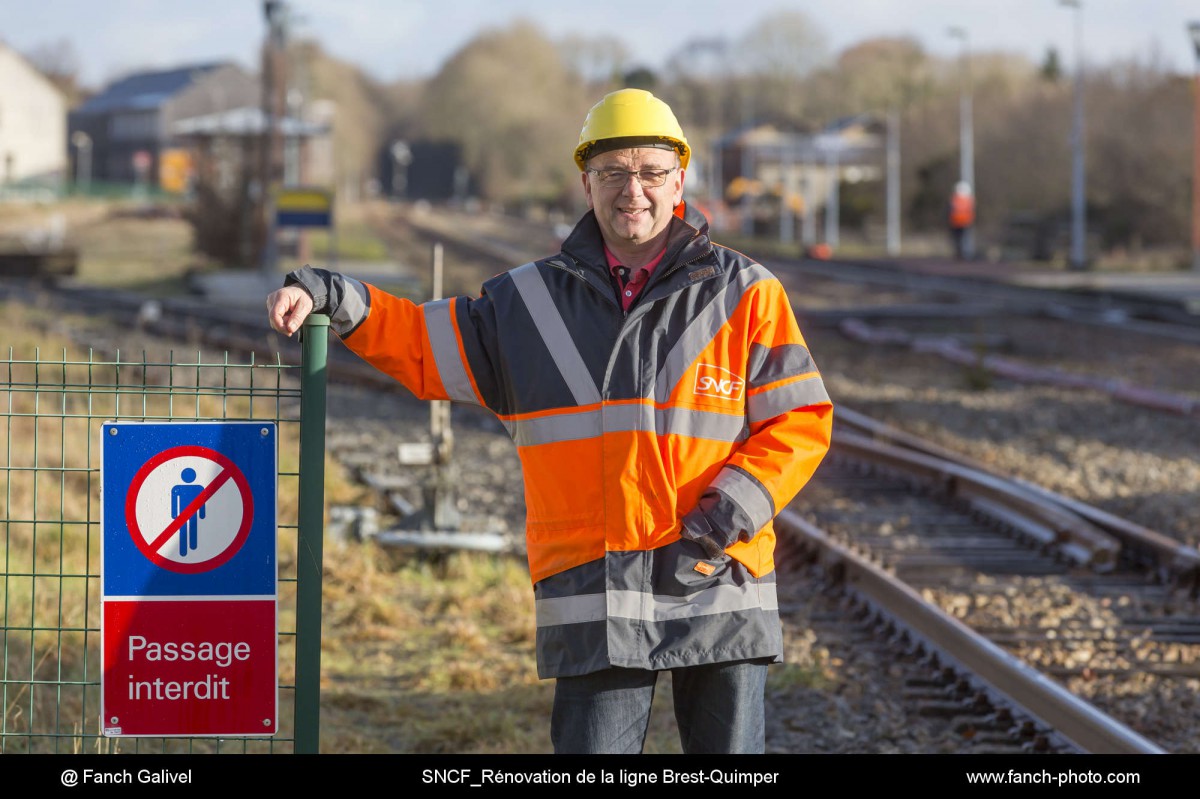 Rénovation de la ligne Brest-Quimper, mise aux normes du tunnel de Neiz-Vran, à Pont-de-Buis-lès-Quimerch.