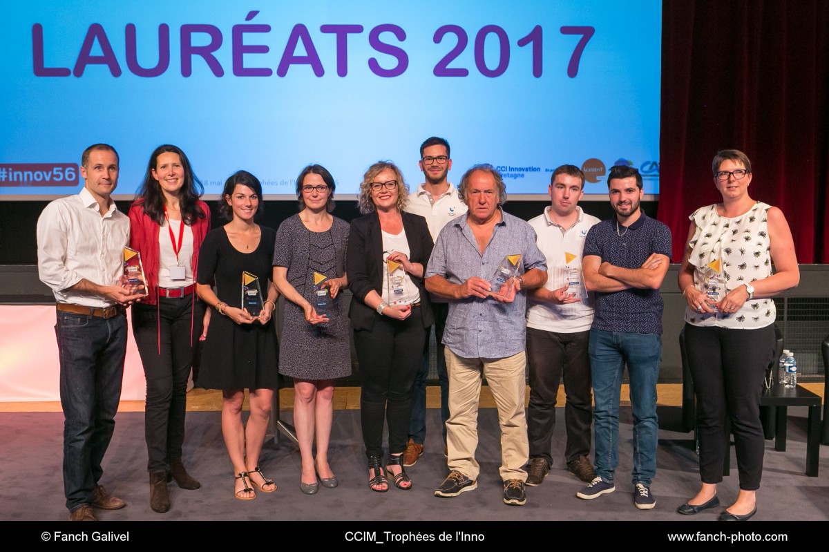 Soirée de remise des prix des Trophées de l'innovation 2017 organisée par la CCI du Morbihan