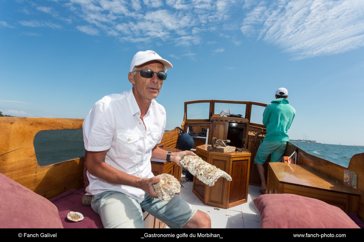 Marc Le Port. Vent de Suède_ Balade et dégustation d'huîtres dans le Golfe du Morbihan