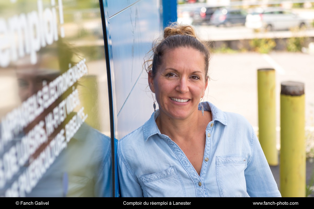 Morgane Launay _ Comptoir du réemploi à Lanester