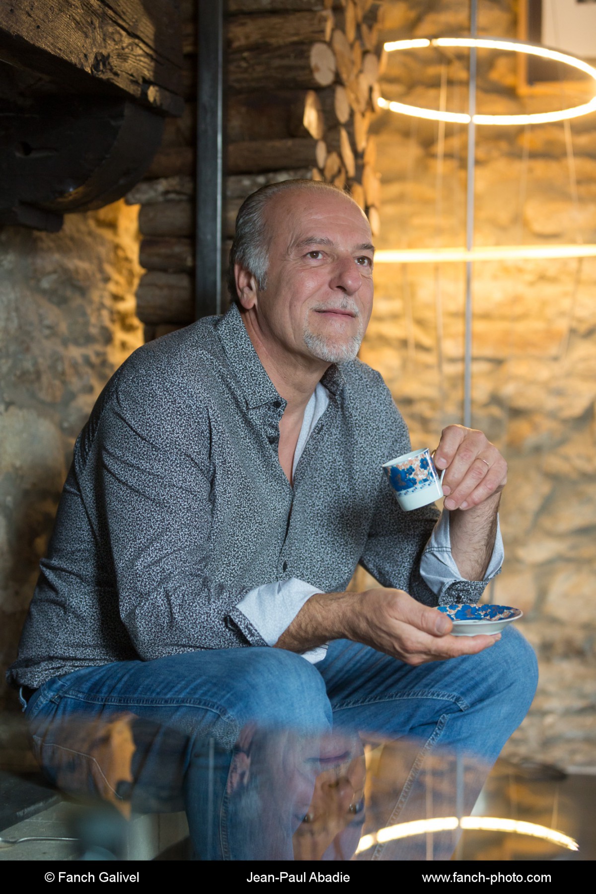 Jean-Paul Abadie, chef de de l’Amphitrion à Lorient à son domicile.