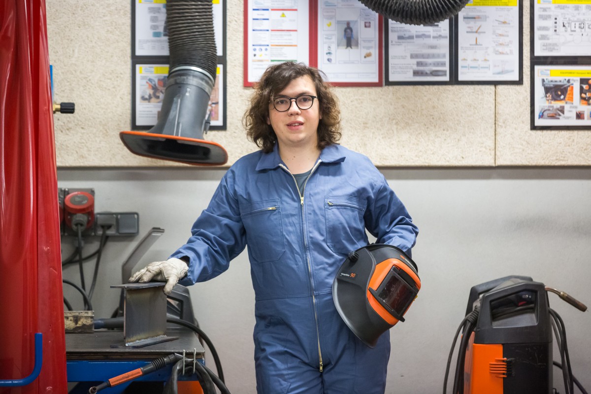 Louis Doré, apprenti au CFAI de Lorient