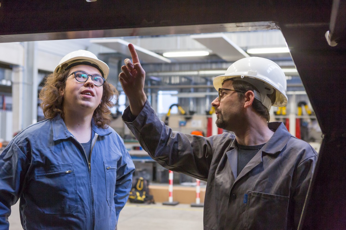 Louis Doré, apprenti au CFAI de Lorient
