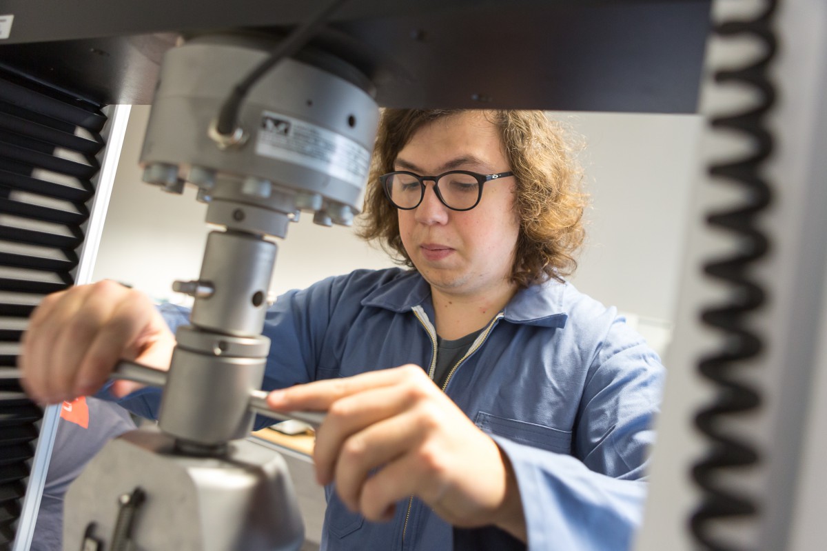 Louis Doré, apprenti au CFAI de Lorient