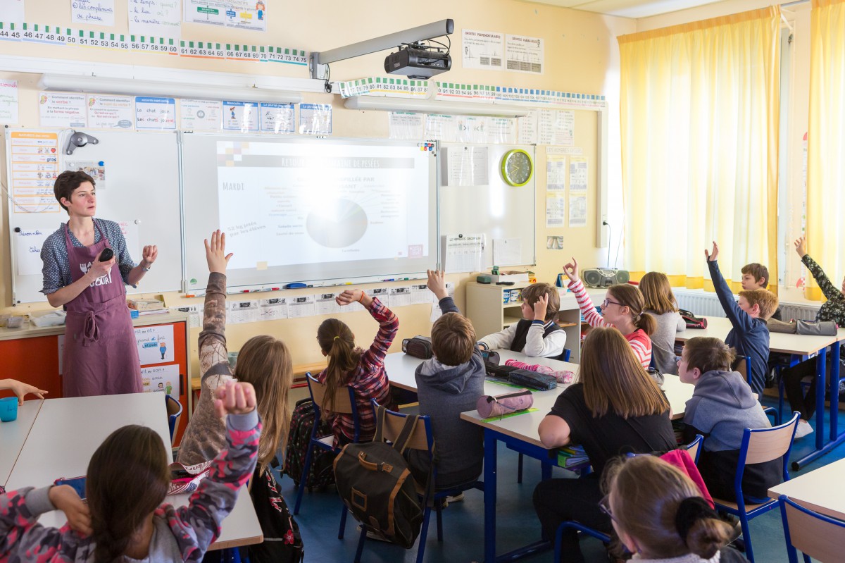 Ecole primaire Georges Brassens à Languidic _ Sensibilisation au gaspillage alimentaire