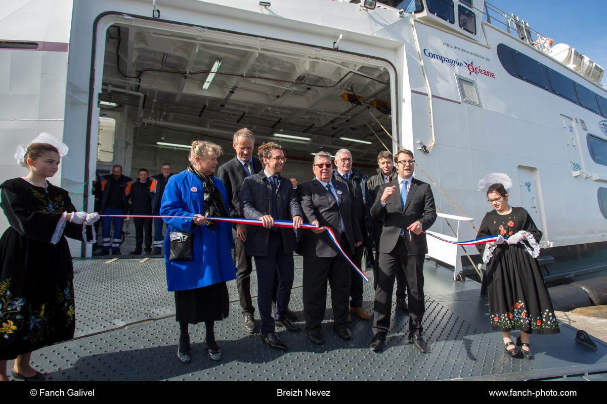 Coupe du Ruban. Inauguration du bateau le « BREIZH NEVEZ »