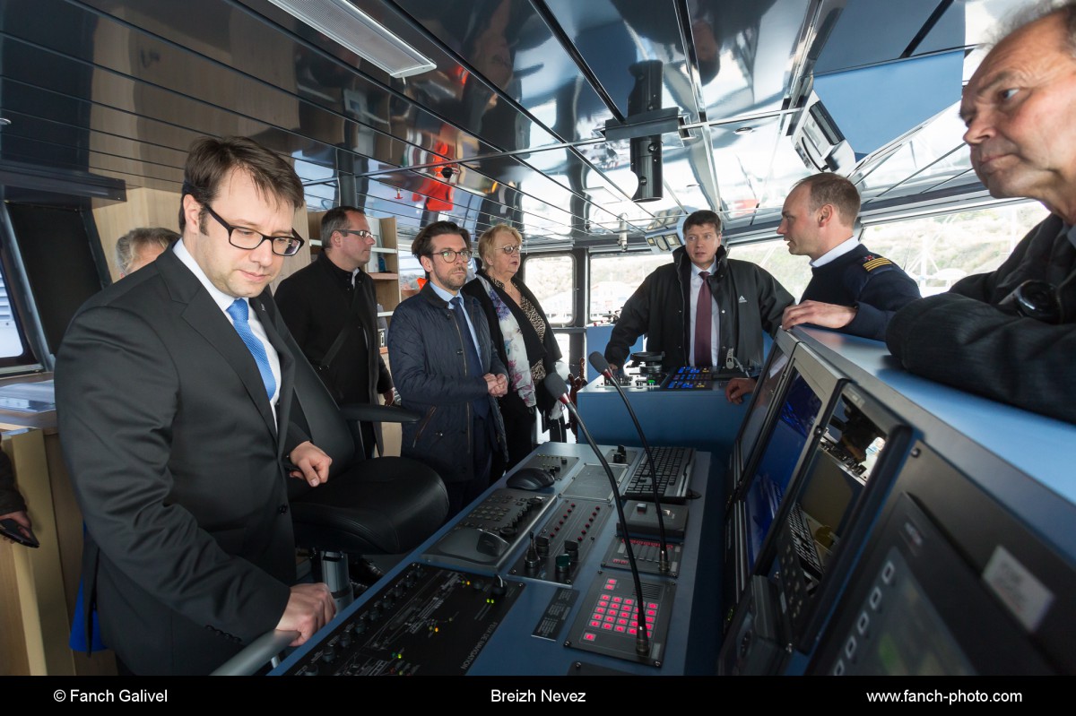 Visite du bateau le Breizh Nevez