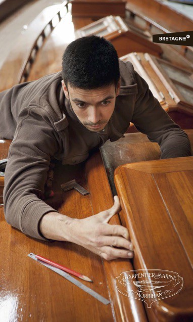 Plaquette pour Charpentier de Marine Morbihan _ photo: Fanch Galivel