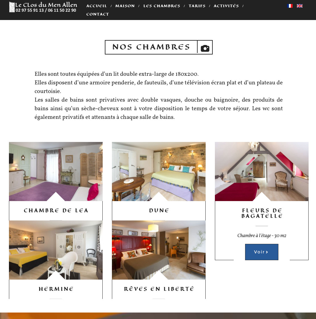 Site le clos du Men-Allen à Erdeven