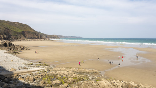 La plage Bonaparte à Plouha