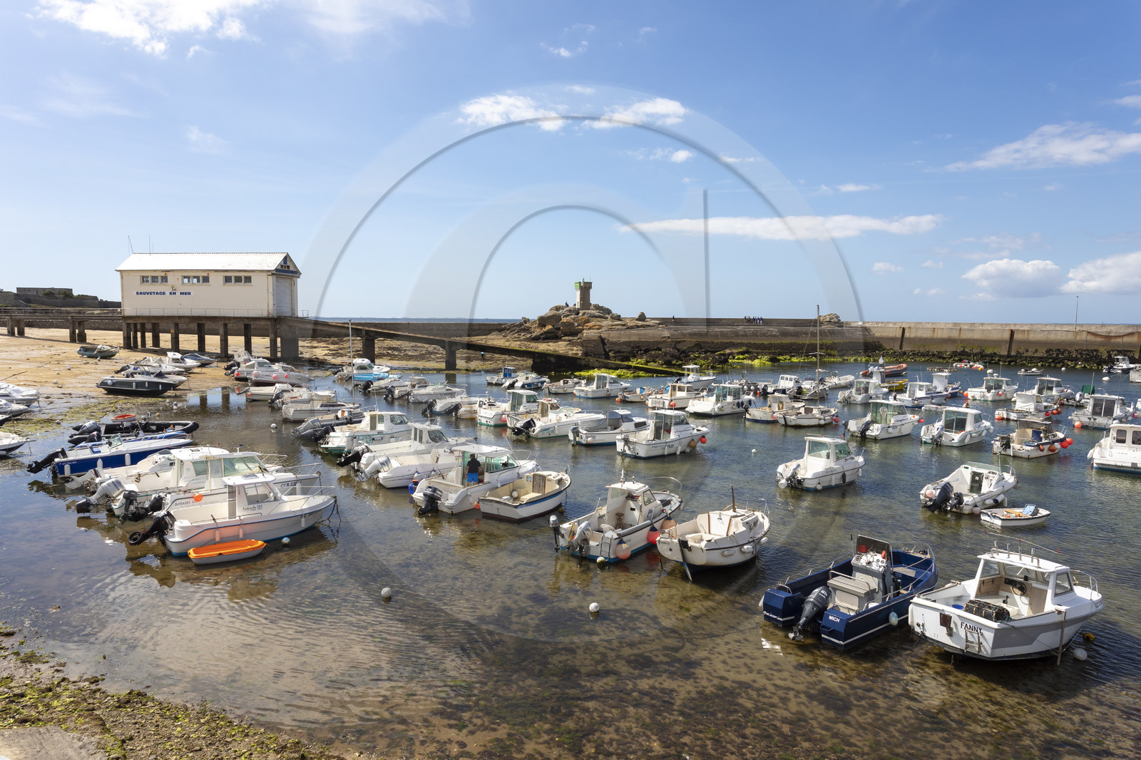 Le port de Trévignon à Trégunc dans le Finistère