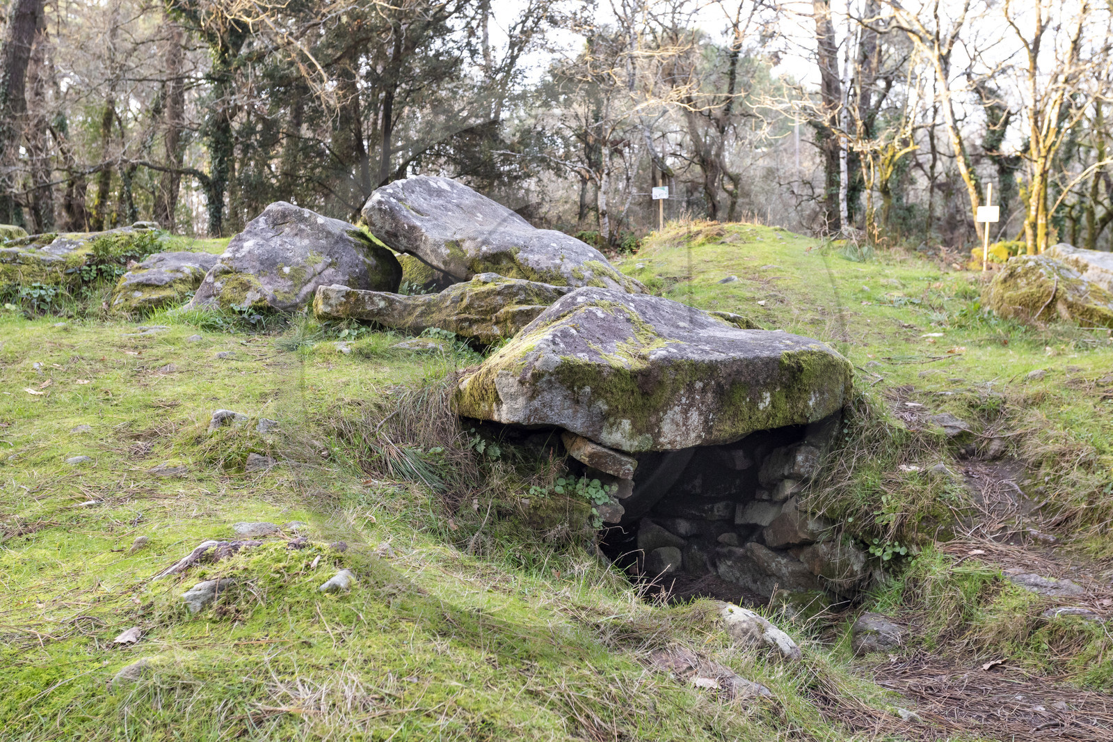 Le dolmen de Mané-Ven-Guen ou Toulvern situé à Baden