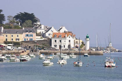 Le port de Sauzon_Belle-île en mer_Morbihan_France