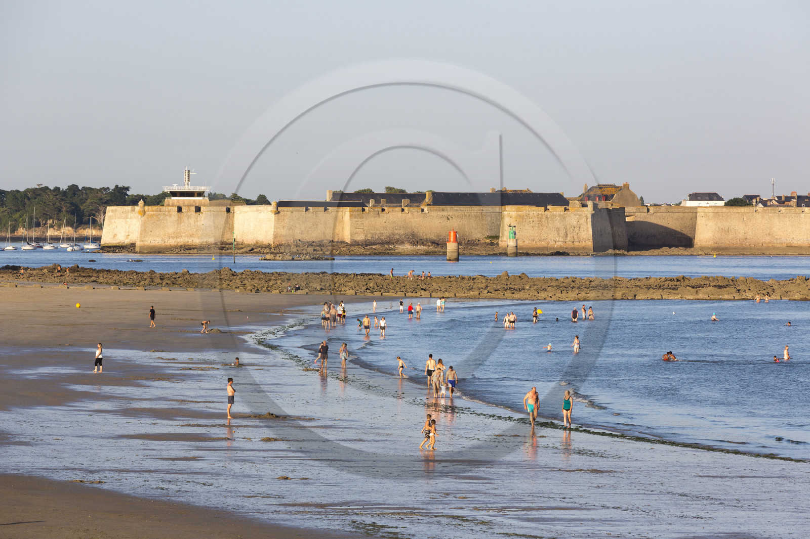 Plage des Toulhars à Larmor-Plage