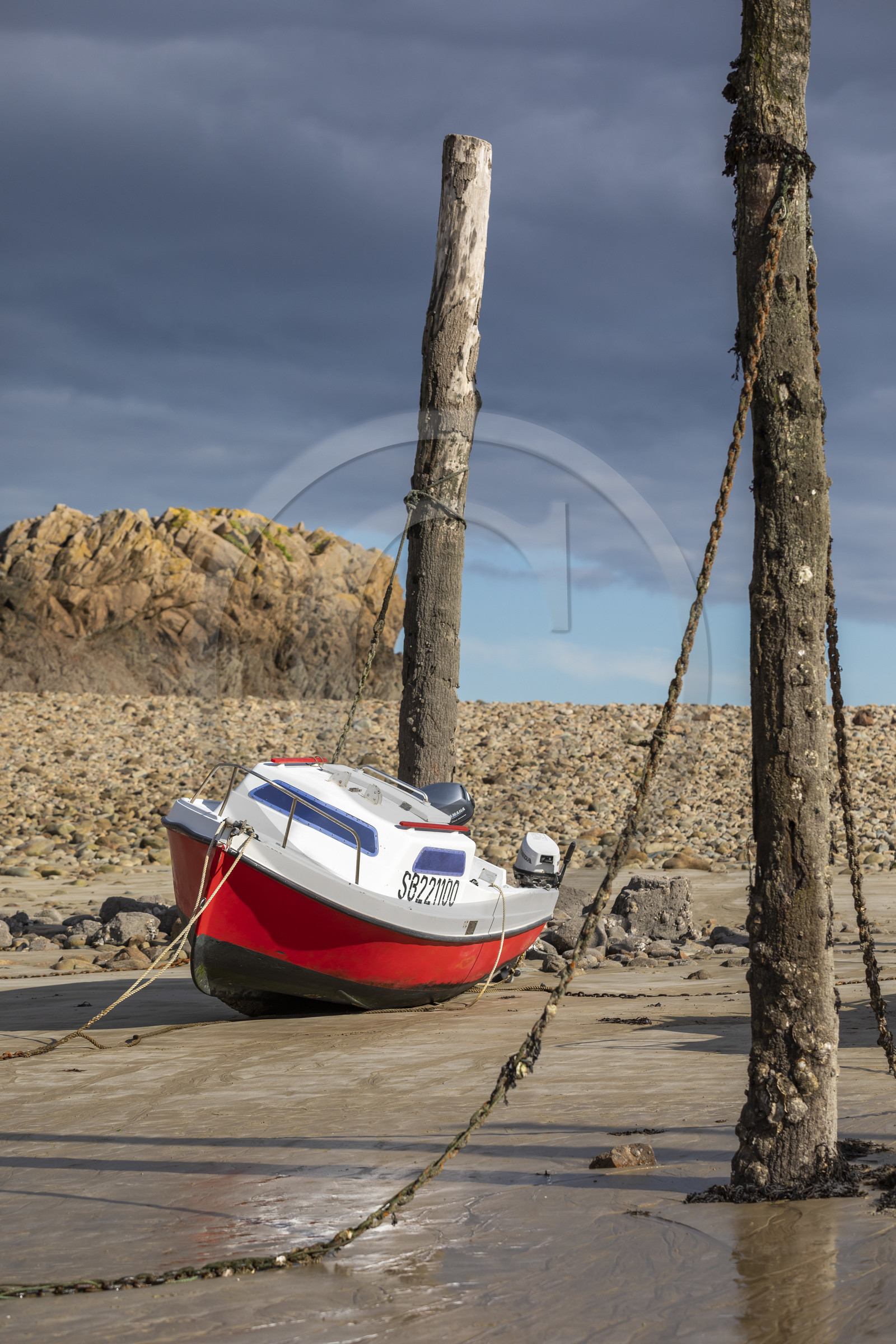 Le port de Gwin Zégal à Plouha