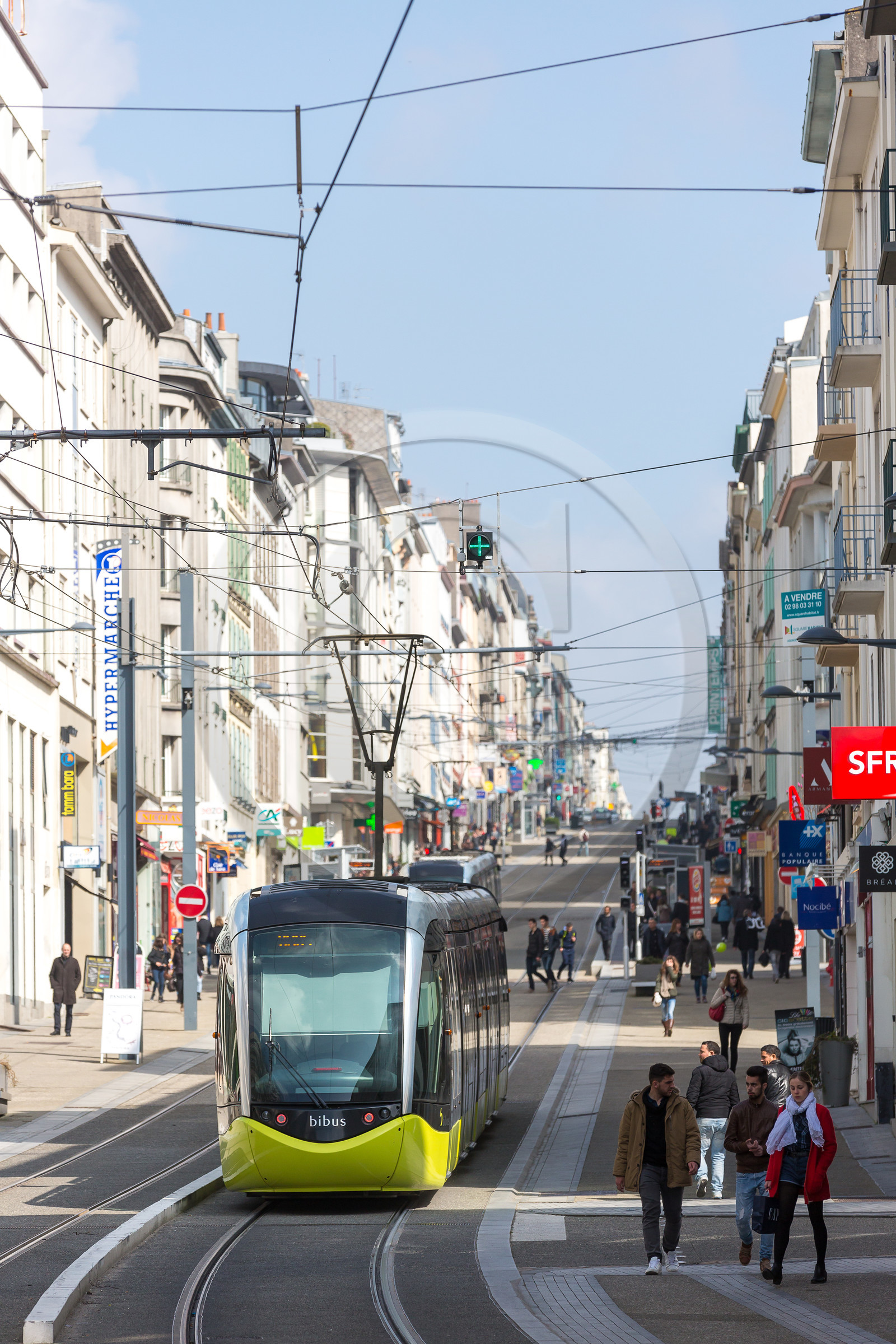 Rue Jean Jaures à Brest
