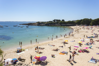 La plage du Pérello à Ploemeur.