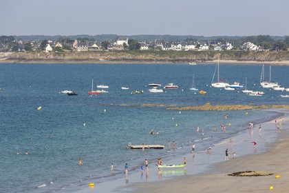 La plage du Rougeret à Saint-Jacut de la Mer ( 22 ).