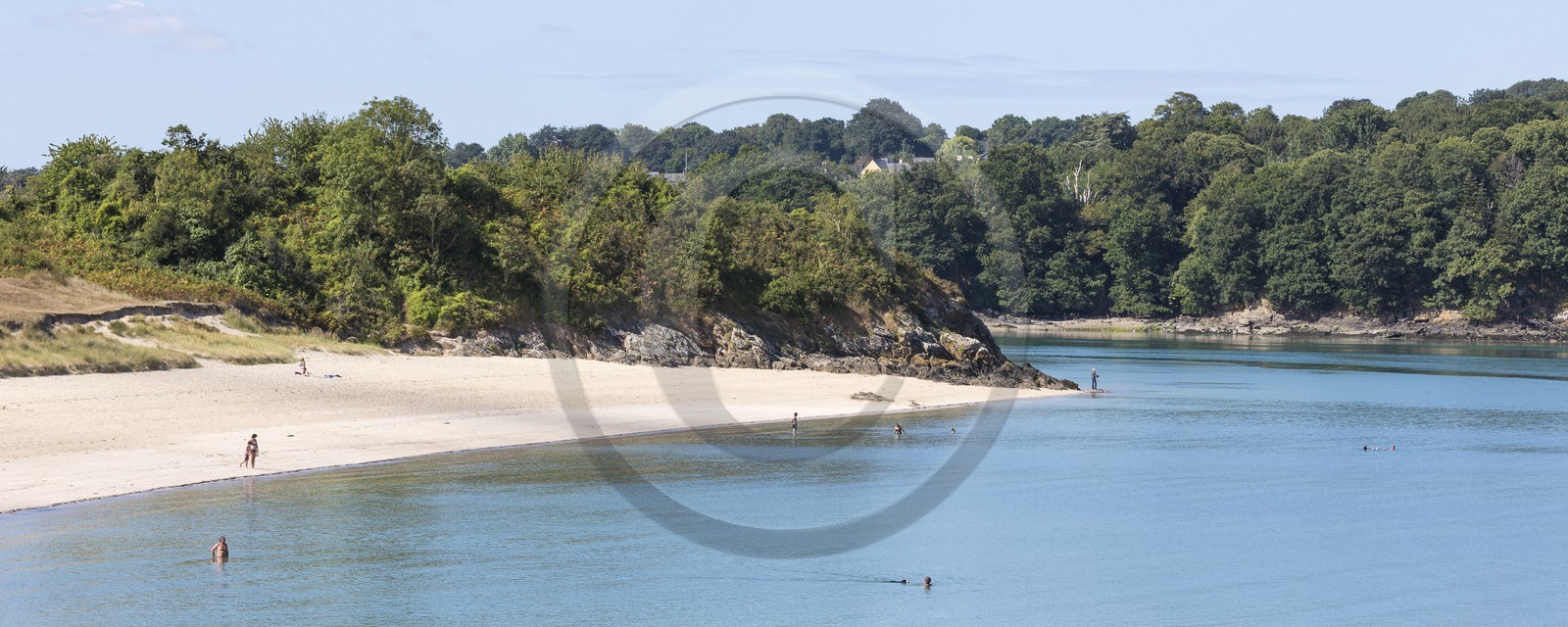 La plage de Vauvert à Saint-Jacut-de-la-mer