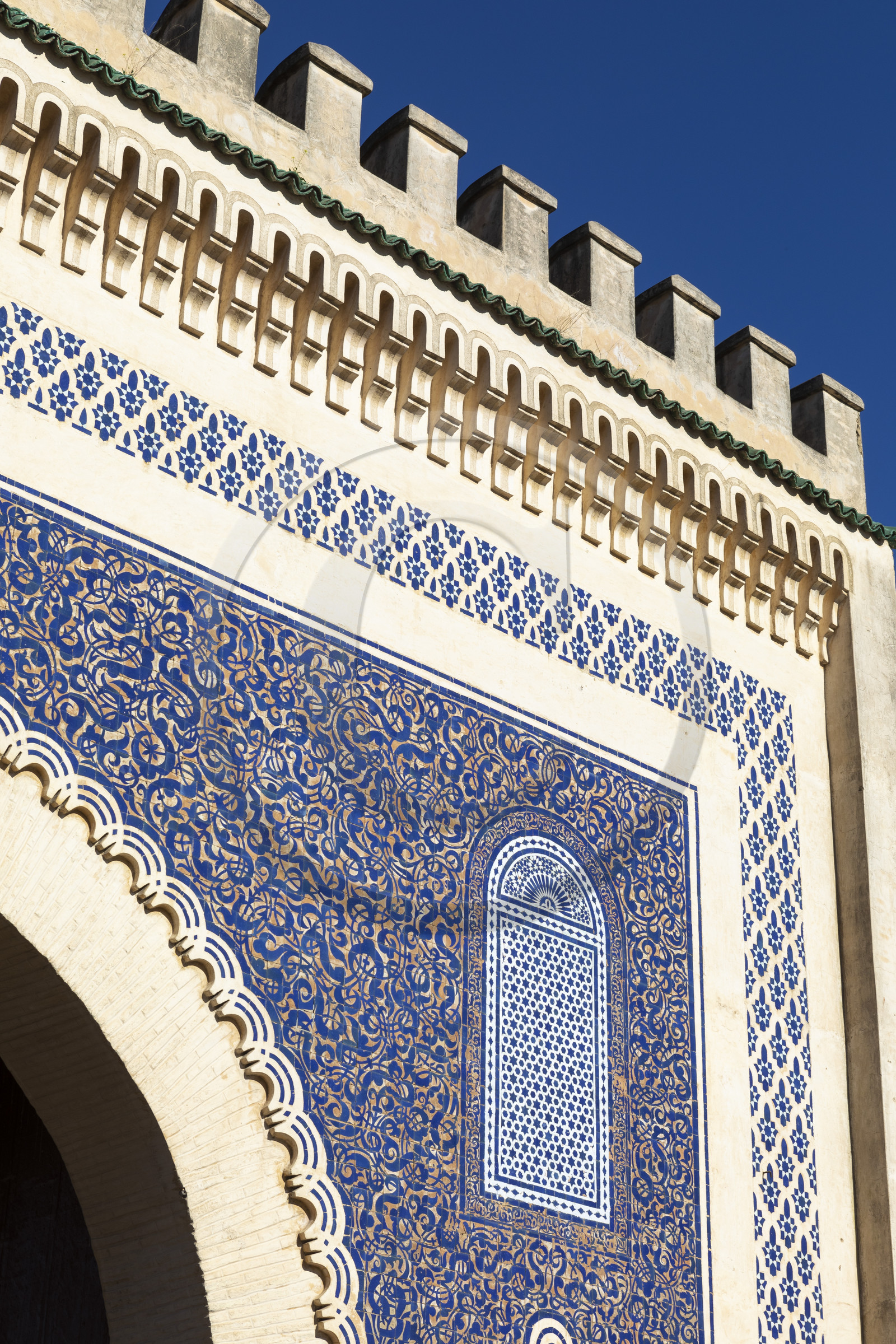 La porte Bab Boujloud _ Fès, Maroc
