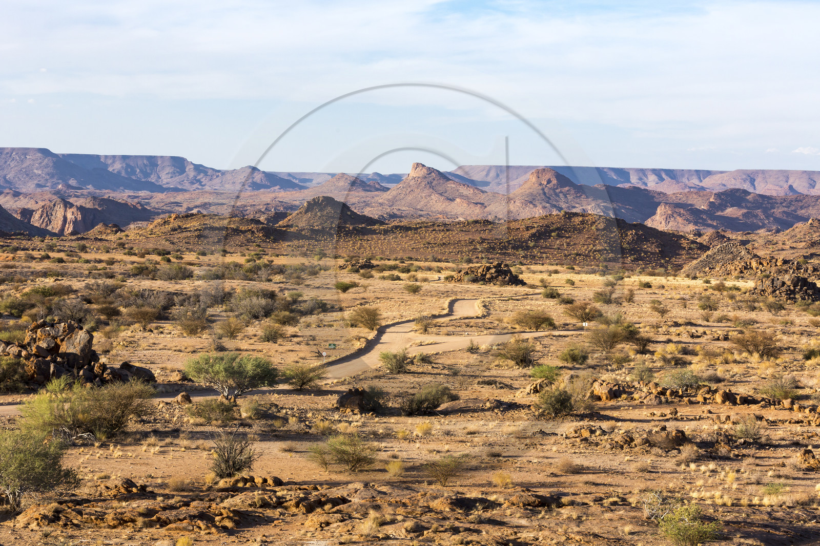Le parc national des Chutes d'Augrabies. Cap du Nord, Afrique du Dud