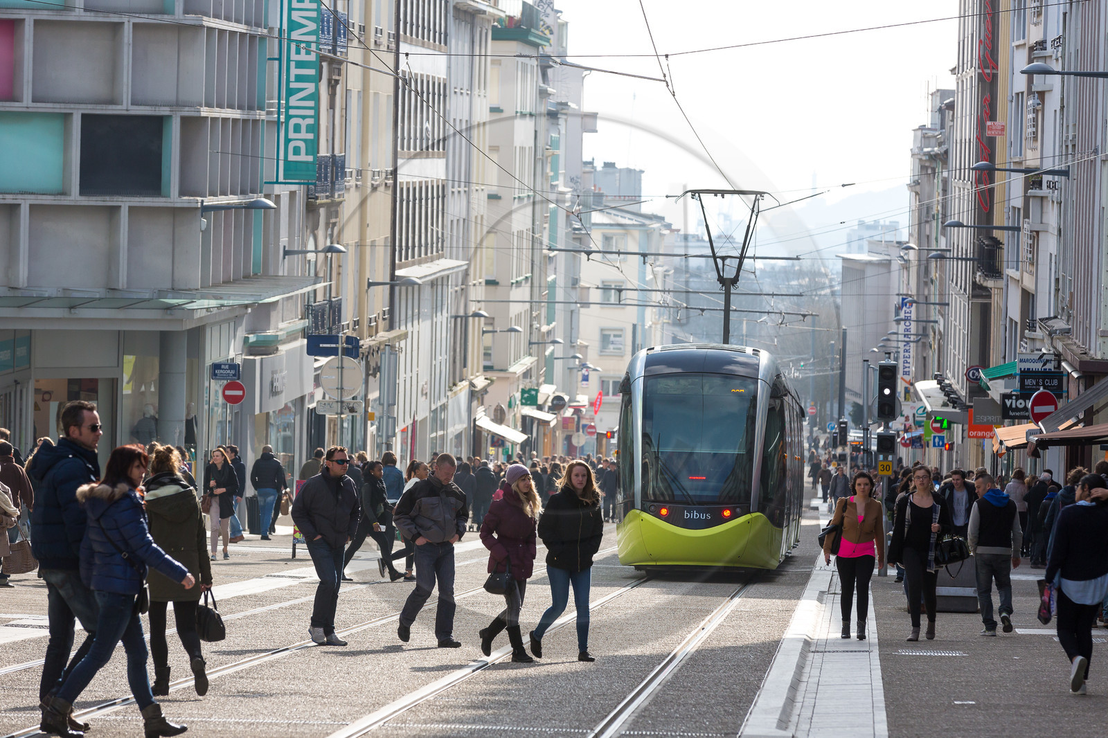 Rue Jean Jaures à Brest